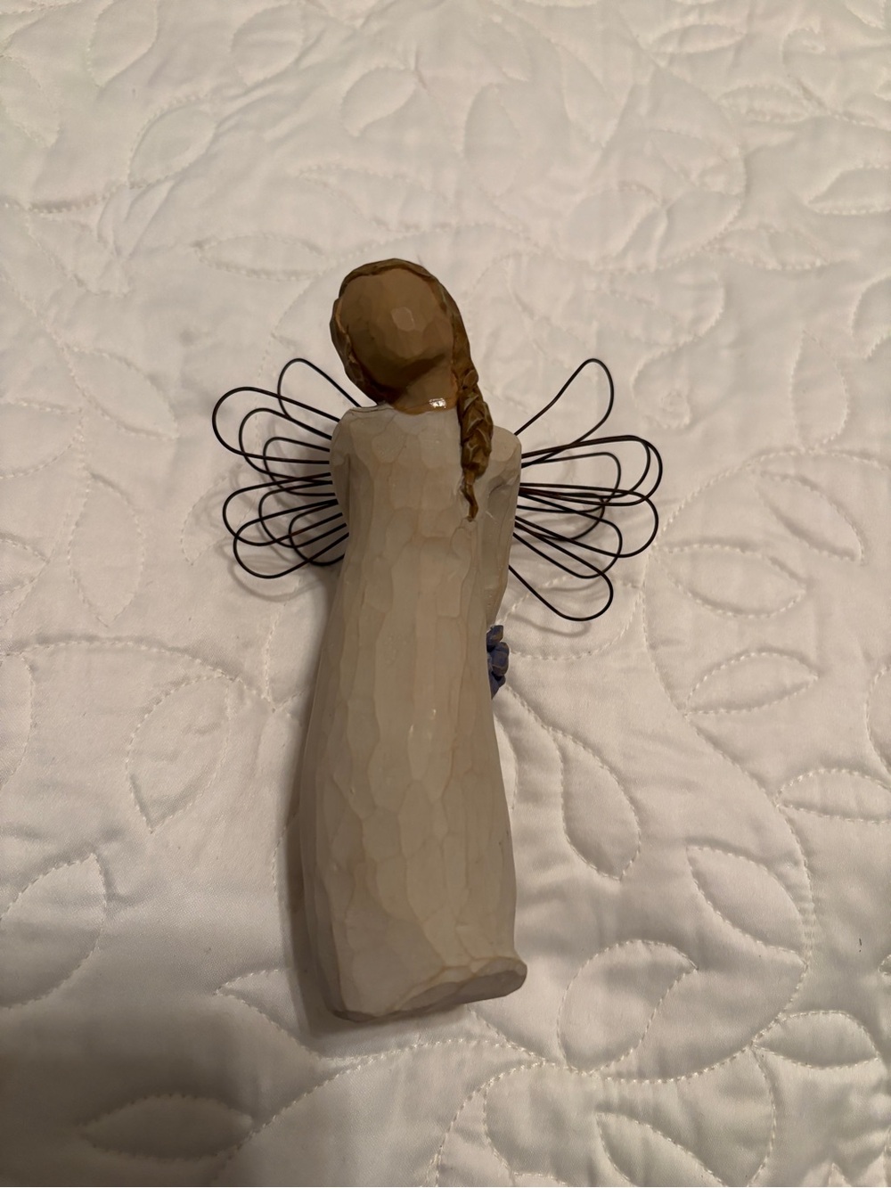Willow Tree Thank You Angel Figurine with Brown Hair